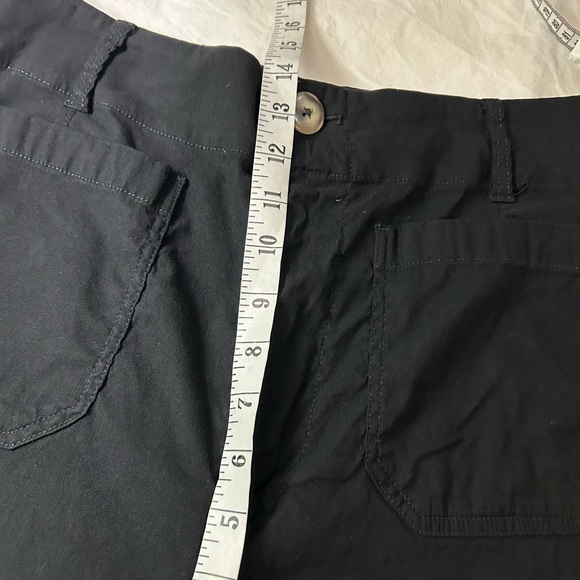 MAEVE ANTHROPOLOGIE The Colette Magic Fabric Crop Wide-Leg Pants Black 31T Tall - Picture 11 of 14